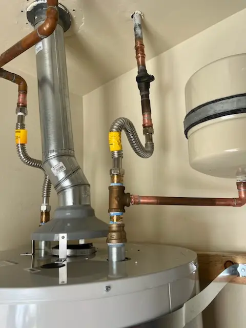 Water heater installation and plumbing repair in Brookestone